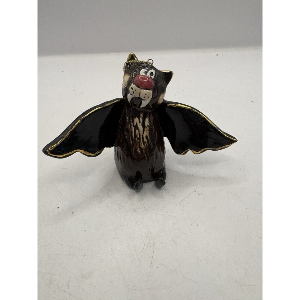 Vintage Blue Sky Fang The Bat Ornament Halloween